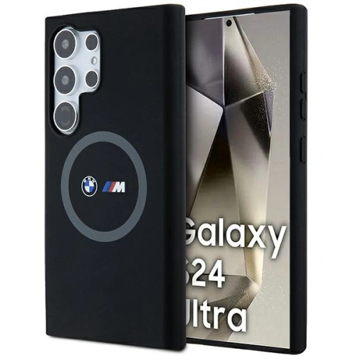Kup Etui BMW BMHMS24L23SROK Samsung Galaxy S24 Ultra hardcase M Silicone Printed Ring MagSafe černý/black - BMW658 - {ean13} - Sklep Home Screen