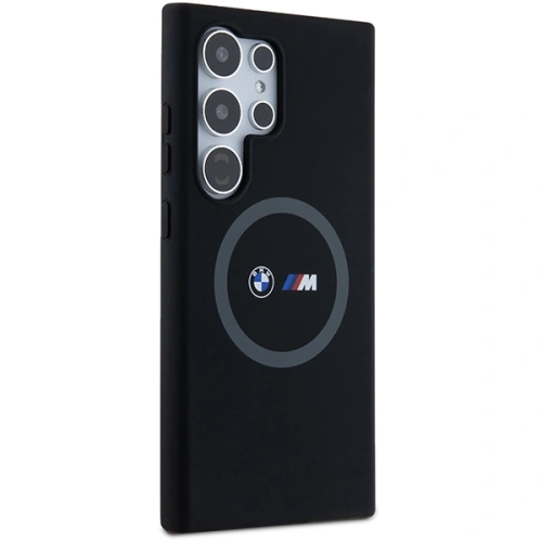 Kup Etui BMW BMHMS24L23SROK Samsung Galaxy S24 Ultra kemény tok M Szilikon Nyomtatott Gyűrű MagSafe fekete/black - BMW658 - {ean13} - Sklep Home Screen