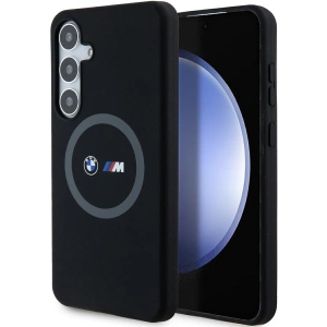 Kup Etui BMW BMHMS24M23SROK Samsung Galaxy S24+ Plus hardcase M Silicon Imprimat Ring MagSafe negru/black - BMW659 - {ean13} - Sklep Home Screen