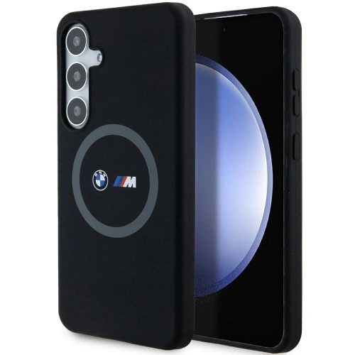 Kup Case BMW BMHMS24M23SROK Samsung Galaxy S24+ Plus Hardcase M Silikon Gedruckter Ring MagSafe schwarz/black - BMW659 - {ean13} - Sklep Home Screen