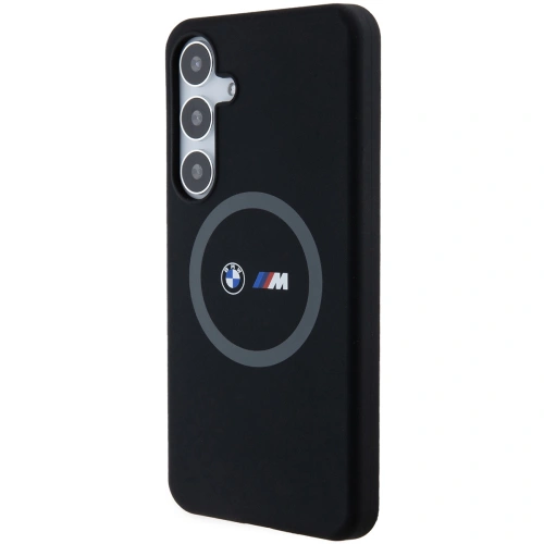 Kup Case BMW BMHMS24M23SROK Samsung Galaxy S24+ Plus Hardcase M Silikon Gedruckter Ring MagSafe schwarz/black - BMW659 - {ean13} - Sklep Home Screen