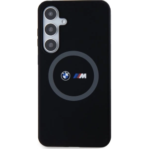 Kup Etui BMW BMHMS24M23SROK Samsung Galaxy S24+ Plus hardcase M Silicone Printed Ring MagSafe czarny/black - BMW659 - {ean13} - Sklep Home Screen