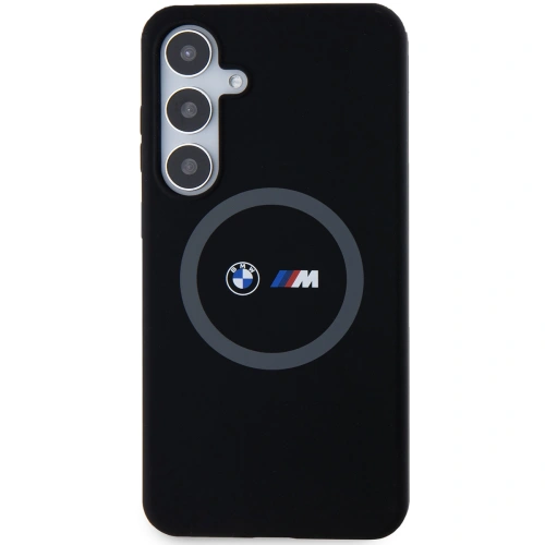 Kup Case BMW BMHMS24M23SROK Samsung Galaxy S24+ Plus Hardcase M Silikon Gedruckter Ring MagSafe schwarz/black - BMW659 - {ean13} - Sklep Home Screen