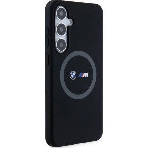 Kup Etui BMW BMHMS24M23SROK Samsung Galaxy S24+ Plus hardcase M Silicone Printed Ring MagSafe czarny/black - BMW659 - {ean13} - Sklep Home Screen