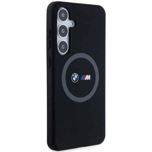 Kup Case BMW BMHMS24M23SROK Samsung Galaxy S24+ Plus Hardcase M Silikon Gedruckter Ring MagSafe schwarz/black - BMW659 - {ean13} - Sklep Home Screen