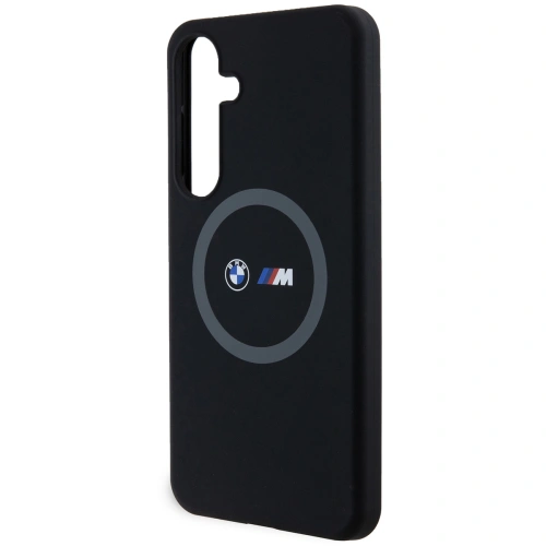 Buy BMW BMHMS24M23SROK Samsung Galaxy S24+ Plus hardcase M Silicone Printed Ring MagSafe black - BMW659 - {ean13} - Home Screen Store Europe