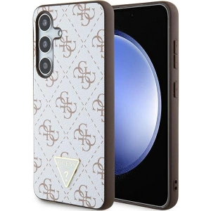 Kup Case Guess GUHCS24SPG4GPH Samsung Galaxy S24 Hardcase 4G Triangle weiß/white - GUE3349 - {ean13} - Sklep Home Screen