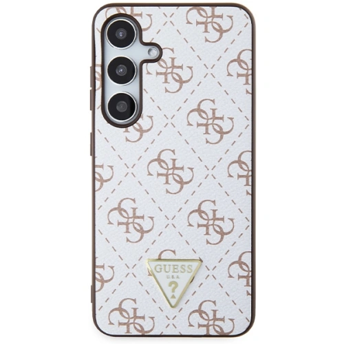 Kup Etui Guess GUHCS24SPG4GPH Samsung Galaxy S24 hardcase 4G Triangle bílý/white - GUE3349 - {ean13} - Sklep Home Screen