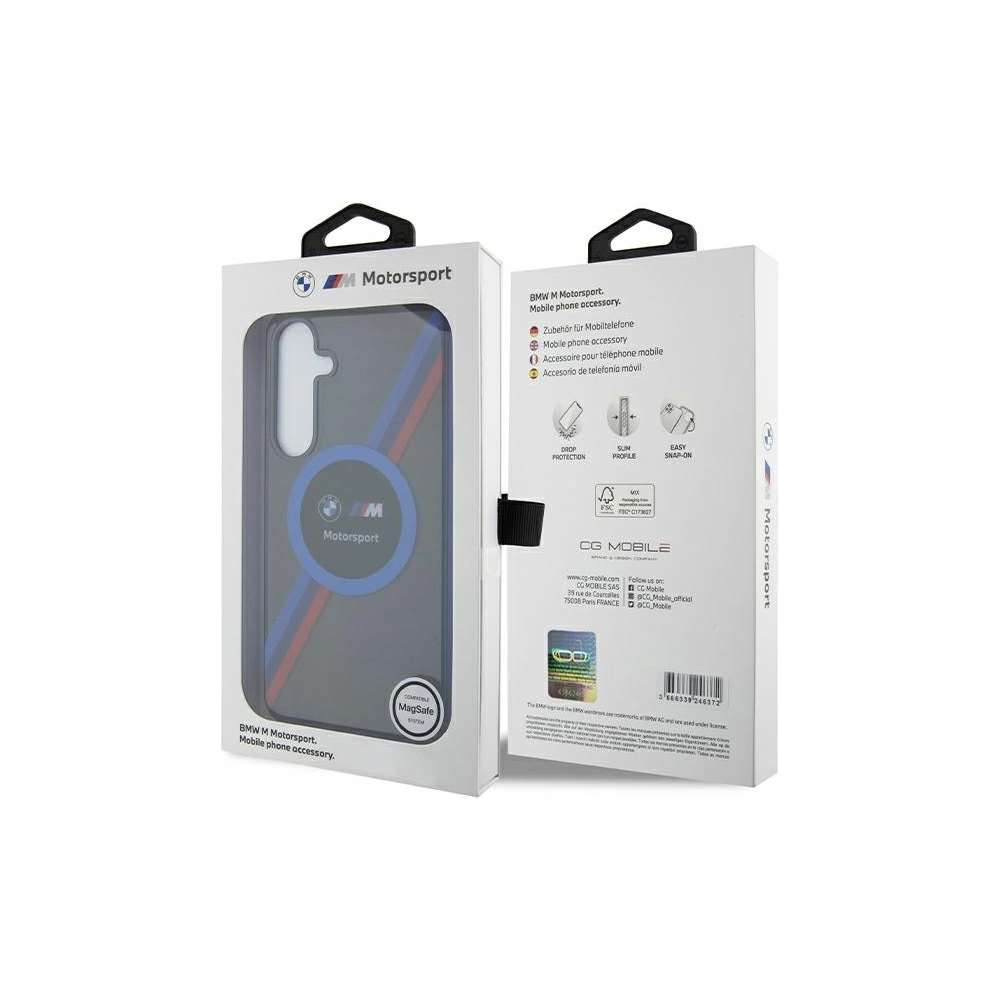 Etui BMW BMHMS24S23HTPUK Samsung Galaxy S24 hardcase Motorsport IML Circle MagSafe czarny/black