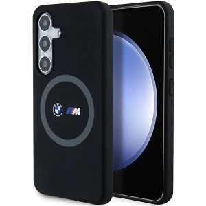 Kup Case BMW BMHMS24S23SROK Samsung Galaxy S24 Hardcase M Silikon Gedruckter Ring MagSafe schwarz/black - BMW661 - {ean13} - Sklep Home Screen