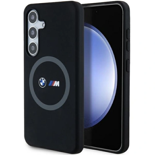 Kup Etui BMW BMHMS24S23SROK Samsung Galaxy S24 hardcase M Szilikon Nyomtatott Gyűrű MagSafe fekete/black - BMW661 - {ean13} - Sklep Home Screen