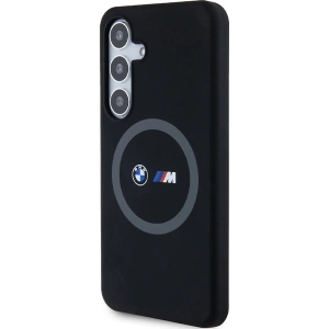 Kup Etui BMW BMHMS24S23SROK Samsung Galaxy S24 hardcase M Silicone Printed Ring MagSafe czarny/black - BMW661 - {ean13} - Sklep Home Screen