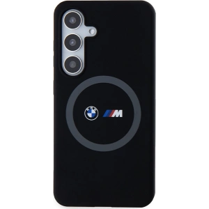 Kup Etui BMW BMHMS24S23SROK Samsung Galaxy S24 hardcase M Silicone Printed Ring MagSafe czarny/black - BMW661 - {ean13} - Sklep Home Screen