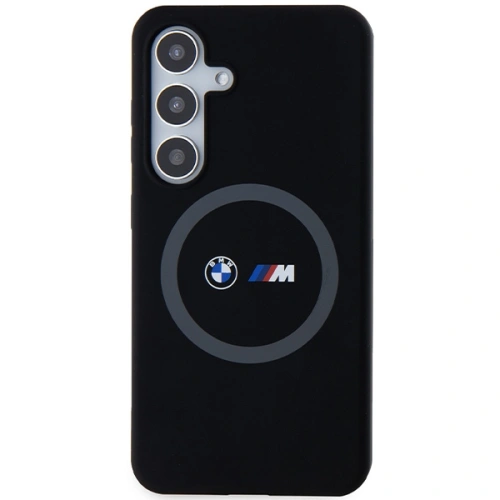 Kup Etui BMW BMHMS24S23SROK Samsung Galaxy S24 hardcase M Silicone Printed Ring MagSafe czarny/black - BMW661 - {ean13} - Sklep Home Screen