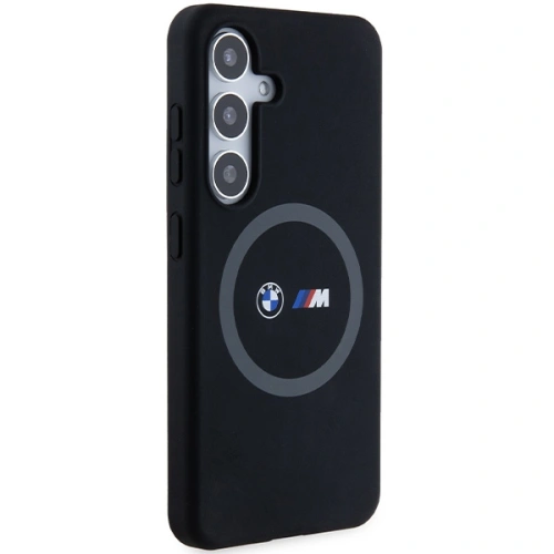 Kup Etui BMW BMHMS24S23SROK Samsung Galaxy S24 hardcase M Silicone Printed Ring MagSafe czarny/black - BMW661 - {ean13} - Sklep Home Screen