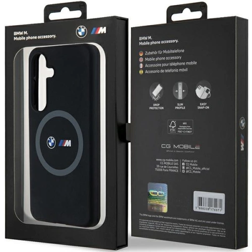 Kup Etui BMW BMHMS24S23SROK Samsung Galaxy S24 hardcase M Silicone Printed Ring MagSafe černý/black - BMW661 - {ean13} - Sklep Home Screen