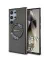 Etui Guess GUHMS24LHFWFCK Samsung Galaxy S24 Ultra hardcase IML Flowers Wreath MagSafe černý/black