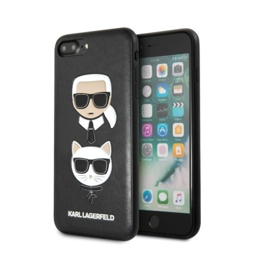 Kup Karl Lagerfeld KLHCI8LKICKC iPhone 7/8 Plus hardcase negru/black Karl & Choupette - KLD091BLK - {ean13} - Sklep Home Screen