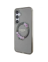 Kup Case Guess GUHMS24MHFWFCK Samsung Galaxy S24+ Plus Hardcase IML Flowers Wreath MagSafe schwarz/black - GUE3353 - {ean13} - Sklep Home Screen