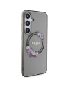 Kup Case Guess GUHMS24MHFWFCK Samsung Galaxy S24+ Plus Hardcase IML Flowers Wreath MagSafe schwarz/black - GUE3353 - {ean13} - Sklep Home Screen