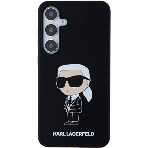 Kup Etui Karl Lagerfeld KLHCS24SSNIKBCK Samsung Galaxy S24 hardcase Silicone Ikonik negru/black - KLD1926 - {ean13} - Sklep Home Screen