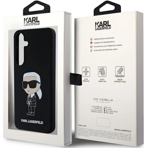 Kup Etui Karl Lagerfeld KLHCS24SSNIKBCK Samsung Galaxy S24 hardcase Silicone Ikonik czarny/black - KLD1926 - {ean13} - Sklep Home Screen