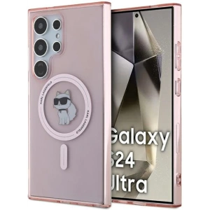 Kup Etui Karl Lagerfeld KLHMS24LHFCCNOP Samsung Galaxy S24 Ultra hardcase IML Choupette MagSafe růžový/pink - KLD1927 - {ean13} - Sklep Home Screen