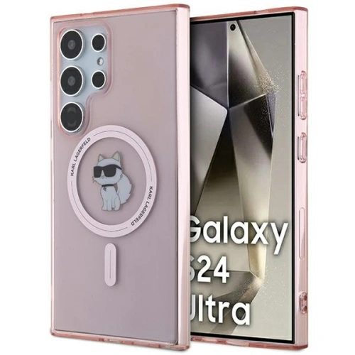 Kup Etui Karl Lagerfeld KLHMS24LHFCCNOP Samsung Galaxy S24 Ultra hardcase IML Choupette MagSafe růžový/pink - KLD1927 - {ean13} - Sklep Home Screen