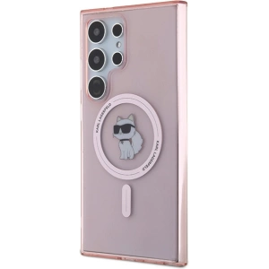 Buy Karl Lagerfeld KLHMS24LHFCCNOP Samsung Galaxy S24 Ultra hardcase IML Choupette MagSafe pink - KLD1927 - {ean13} - Home Screen Store Europe
