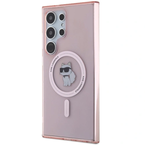 Buy Karl Lagerfeld KLHMS24LHFCCNOP Samsung Galaxy S24 Ultra hardcase IML Choupette MagSafe pink - KLD1927 - {ean13} - Home Screen Store Europe