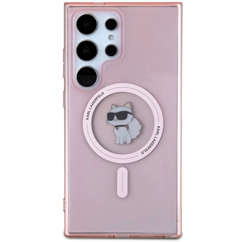 Kup Etui Karl Lagerfeld KLHMS24LHFCCNOP Samsung Galaxy S24 Ultra hardcase IML Choupette MagSafe różowy/pink - KLD1927 - {ean13} - Sklep Home Screen