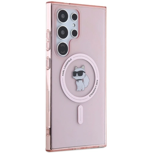 Kup Etui Karl Lagerfeld KLHMS24LHFCCNOP Samsung Galaxy S24 Ultra hardcase IML Choupette MagSafe różowy/pink - KLD1927 - {ean13} - Sklep Home Screen