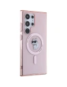 Kup Etui Karl Lagerfeld KLHMS24LHFCCNOP Samsung Galaxy S24 Ultra hardcase IML Choupette MagSafe różowy/pink - KLD1927 - {ean13} - Sklep Home Screen