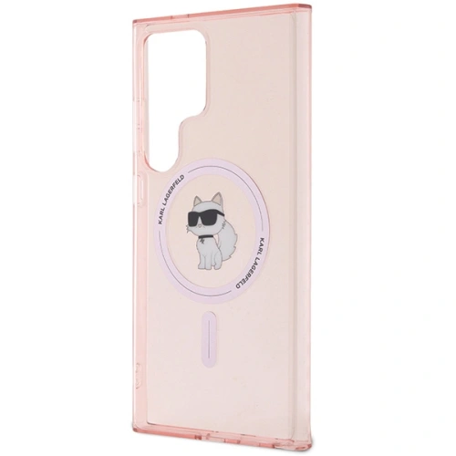 Kup Etui Karl Lagerfeld KLHMS24LHFCCNOP Samsung Galaxy S24 Ultra hardcase IML Choupette MagSafe różowy/pink - KLD1927 - {ean13} - Sklep Home Screen