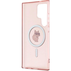Buy Karl Lagerfeld KLHMS24LHFCCNOP Samsung Galaxy S24 Ultra hardcase IML Choupette MagSafe pink - KLD1927 - {ean13} - Home Screen Store Europe