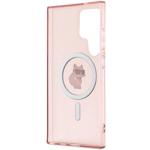 Kup Etui Karl Lagerfeld KLHMS24LHFCCNOP Samsung Galaxy S24 Ultra hardcase IML Choupette MagSafe różowy/pink - KLD1927 - {ean13} - Sklep Home Screen