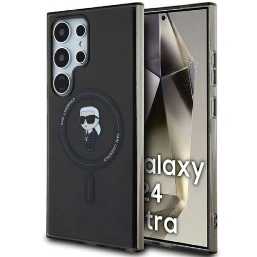 Kup Etui Karl Lagerfeld KLHMS24LHFCKNOK Samsung Galaxy S24 Ultra hardcase IML Ikonik MagSafe černý/black - KLD1928 - {ean13} - Sklep Home Screen