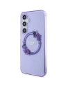 Kup Case Guess GUHMS24MHFWFCU Samsung Galaxy S24+ Plus Hardcase IML Flowers Wreath MagSafe lila/purple - GUE3355 - {ean13} - Sklep Home Screen