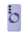 Kup Case Guess GUHMS24MHFWFCU Samsung Galaxy S24+ Plus Hardcase IML Flowers Wreath MagSafe lila/purple - GUE3355 - {ean13} - Sklep Home Screen