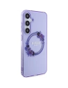 Kup Case Guess GUHMS24MHFWFCU Samsung Galaxy S24+ Plus Hardcase IML Flowers Wreath MagSafe lila/purple - GUE3355 - {ean13} - Sklep Home Screen