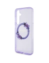 Kup Case Guess GUHMS24MHFWFCU Samsung Galaxy S24+ Plus Hardcase IML Flowers Wreath MagSafe lila/purple - GUE3355 - {ean13} - Sklep Home Screen