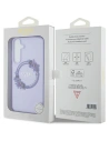 Kup Case Guess GUHMS24MHFWFCU Samsung Galaxy S24+ Plus Hardcase IML Flowers Wreath MagSafe lila/purple - GUE3355 - {ean13} - Sklep Home Screen
