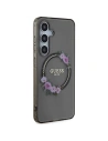 Kup Etui Guess GUHMS24SHFWFCK Samsung Galaxy S24 kemény tok IML Virágkoszorú MagSafe fekete/black - GUE3356 - {ean13} - Sklep Home Screen