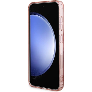 Kup Etui Guess GUHMS24SHFWFCP Samsung Galaxy S24 hardcase IML Flowers Wreath MagSafe różowy/pink - GUE3357 - {ean13} - Sklep Home Screen