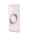Kup Case Guess GUHMS24SHFWFCP Samsung Galaxy S24 Hardcase IML Flowers Wreath MagSafe rosa/pink - GUE3357 - {ean13} - Sklep Home Screen