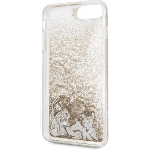 Kup Karl Lagerfeld KLHCI8LKSICGO iPhone 7/8 Plus złoty/gold hard case Iconic Liquid Glitter - KLD093GLD - {ean13} - Sklep Home Screen