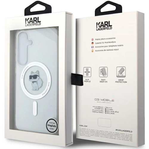 Kup Case Karl Lagerfeld KLHMS24MHFCCNOT Samsung Galaxy S24+ Plus Hardcase IML Choupette MagSafe transparent/transparent - KLD1929 - {ean13} - Sklep Home Screen