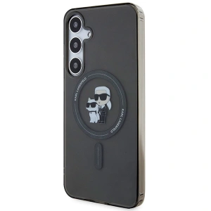 Kup Etui Karl Lagerfeld KLHMS24MHGKCNOK Samsung Galaxy S24+ Plus hardcase IML Karl&Choupette Glitter MagSafe czarny/black - KLD1930 - {ean13} - Sklep Home Screen