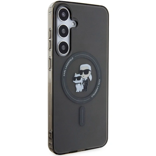 Buy Karl Lagerfeld KLHMS24MHGKCNOK Samsung Galaxy S24+ Plus hardcase IML Karl&Choupette Glitter MagSafe black - KLD1930 - {ean13} - Home Screen Store Europe