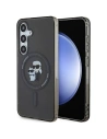 Karl Lagerfeld KLHMS24SHGKCNOK Samsung Galaxy S24 hardcase IML Karl&Choupette MagSafe black